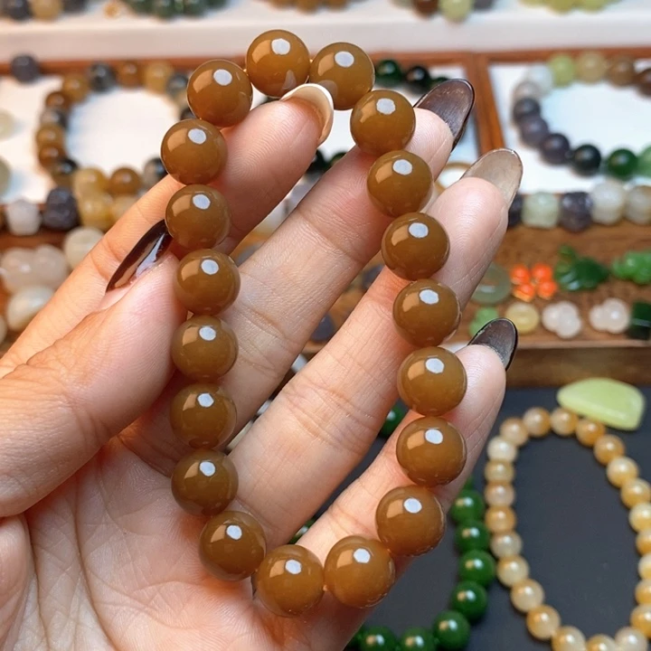 和田玉未镶嵌手链