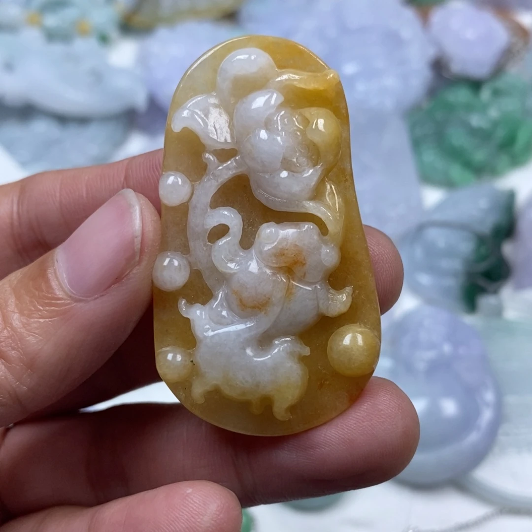颈饰未镶嵌翡翠翡翠