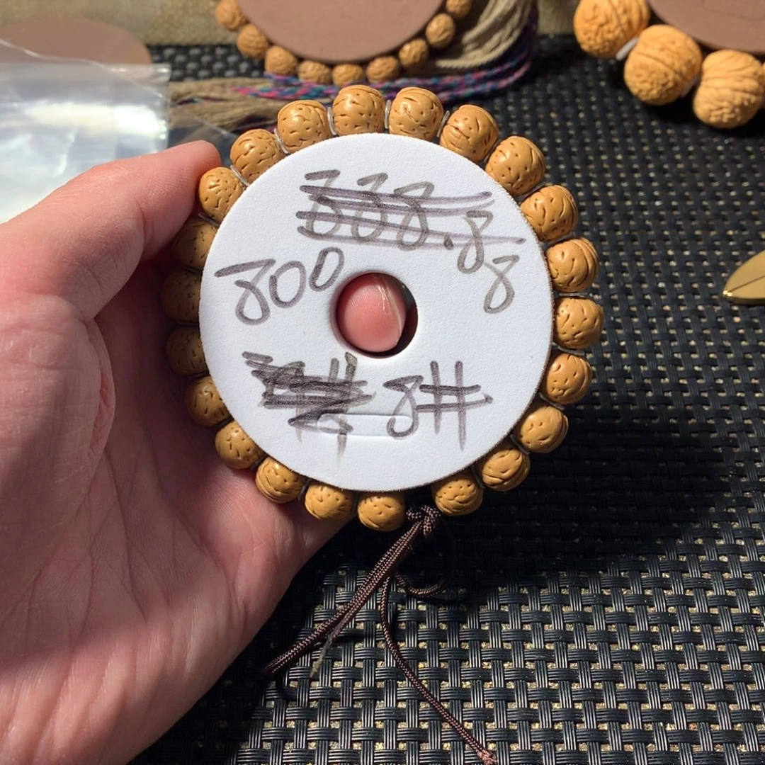 笑***～手串桃核8号链接，