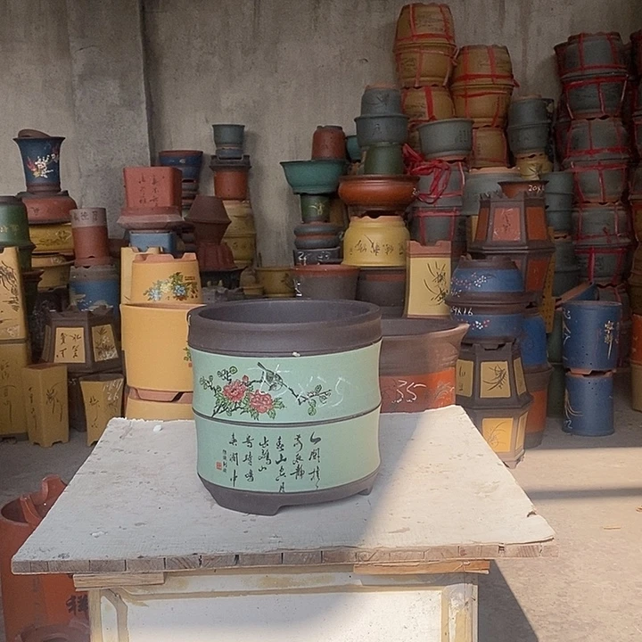 紫砂花盆花盆花盆