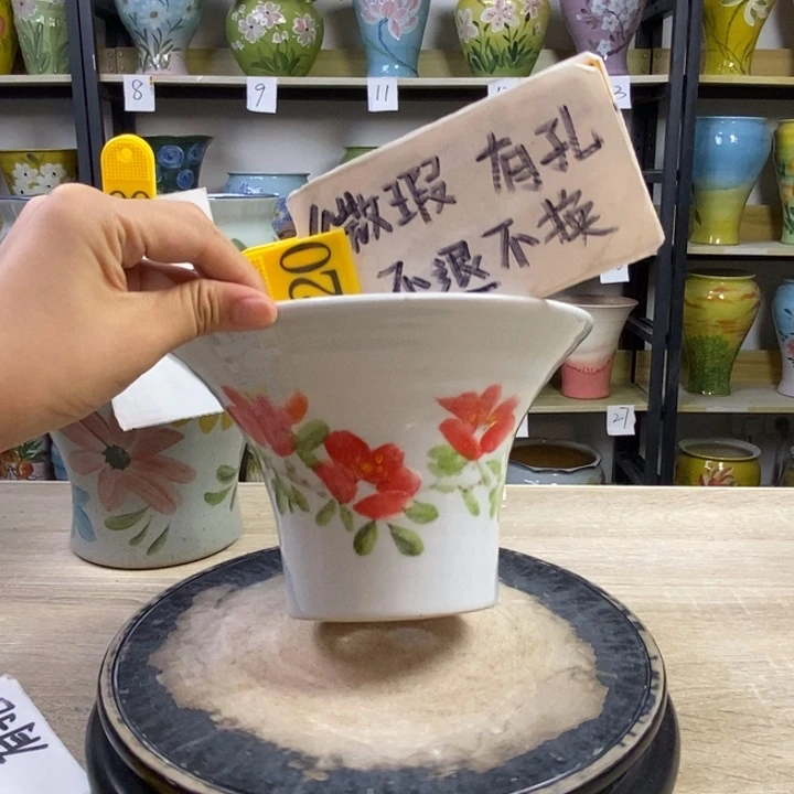 景德镇高温陶瓷花盆