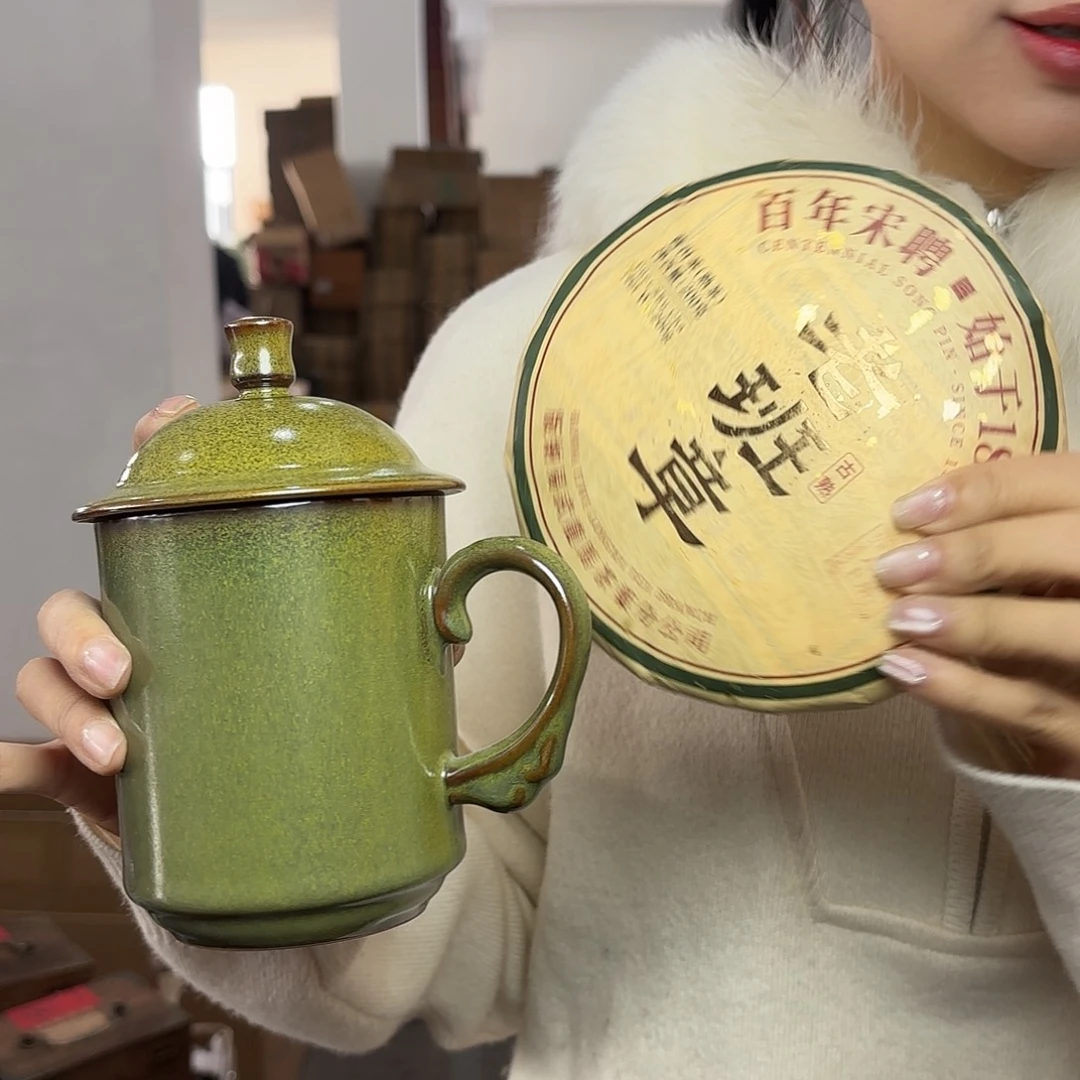 龙泉云间青瓷小米茶器