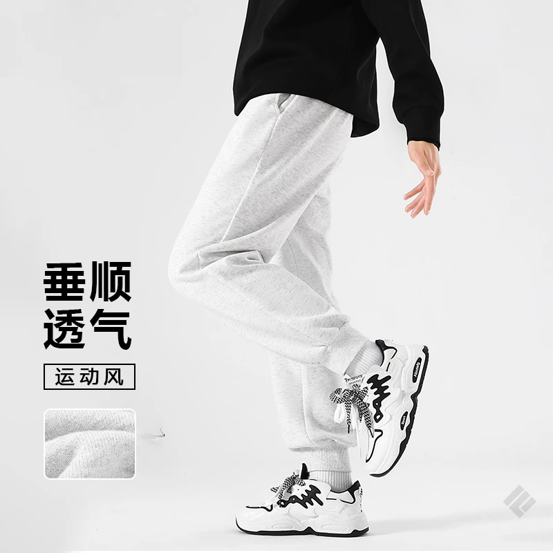 凡客依舍休闲卫裤2025新款卫裤宽松百搭运动潮流舒适男士束脚长裤