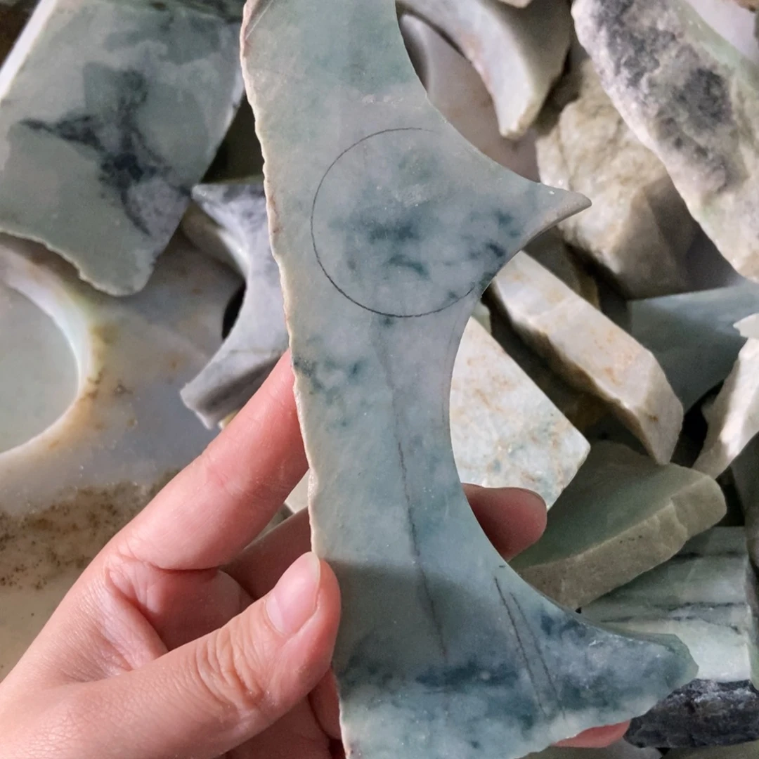 翡翠未镶嵌吊坠(不含链)天然翡翠