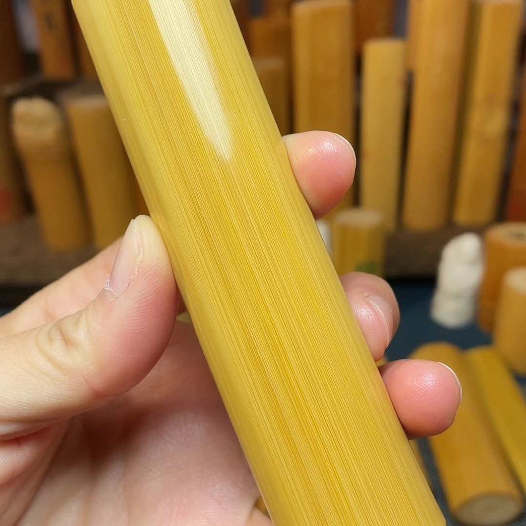 竹天然大扁老黄皮，毕业料子