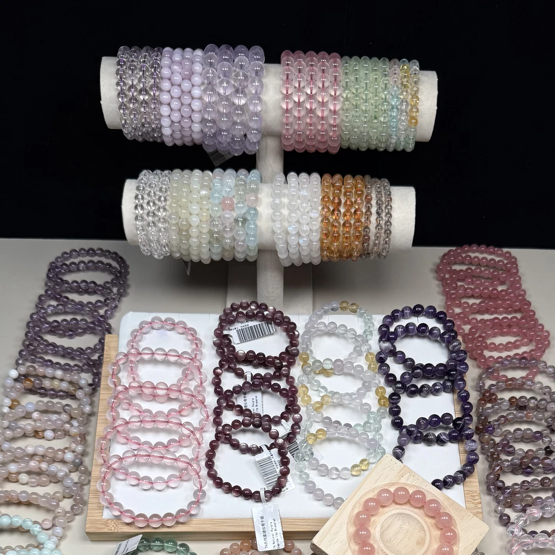 2号 水晶手链手串女款情侣款百搭时尚多样性【天然晶石默认微瑕】