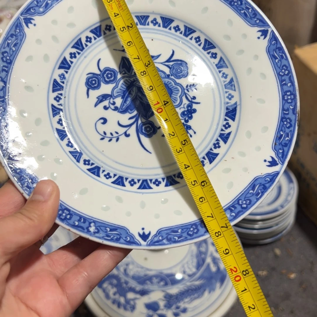 陶其他18厘米清香玲珑平盘