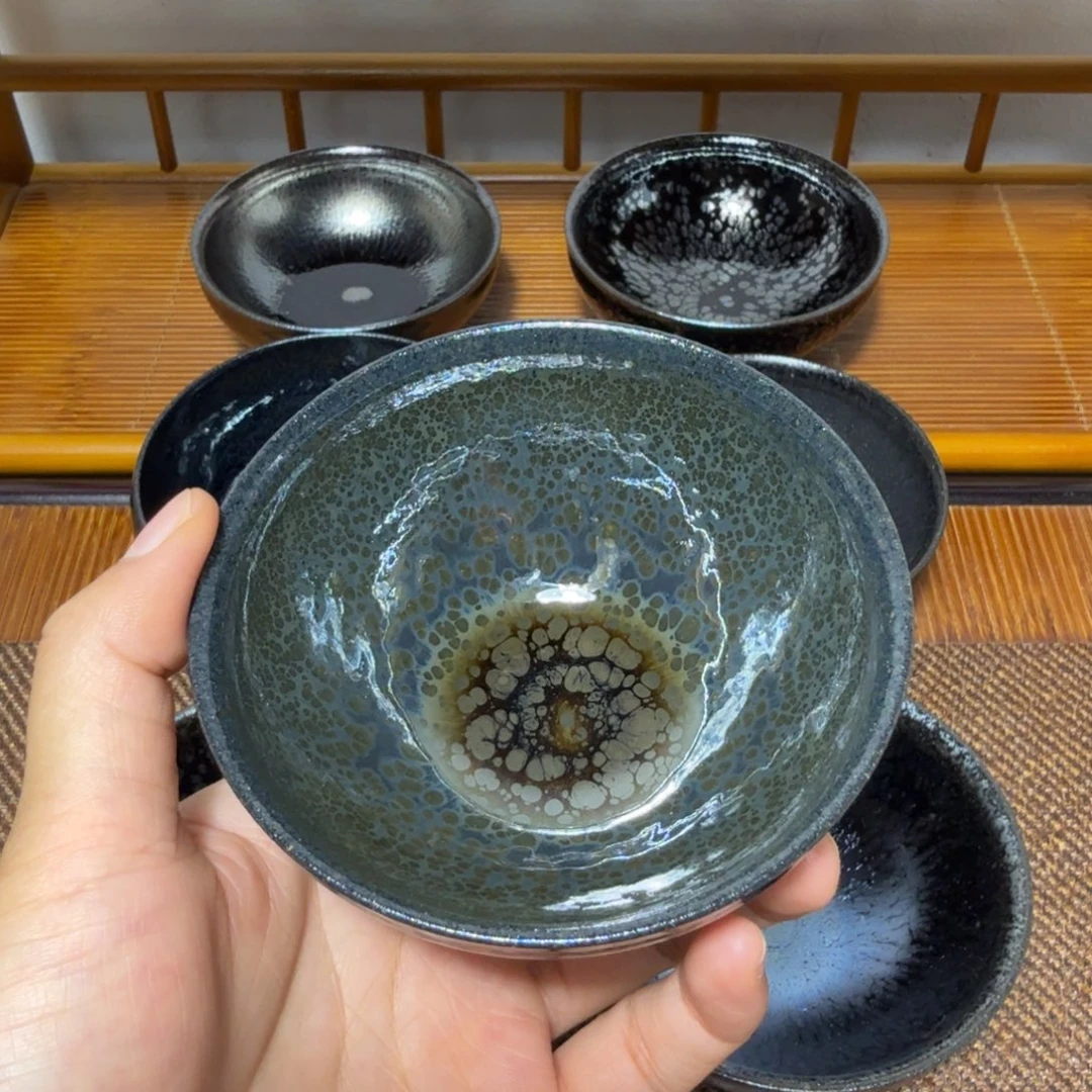 茶盏建盏手工制作主人杯茶杯的