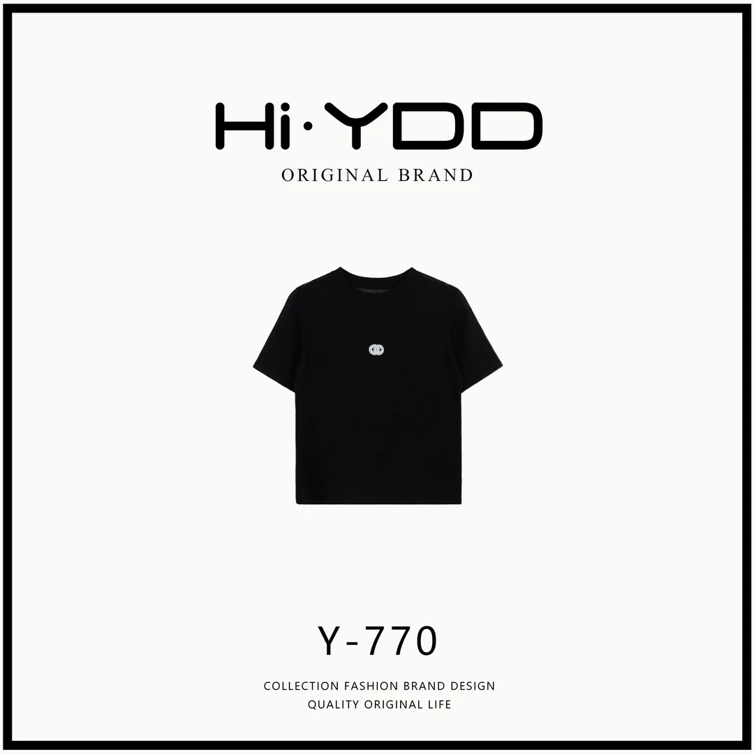 YDD•「Y-770」夏季新款简约修身潮流休闲设计师百搭上衣H-131