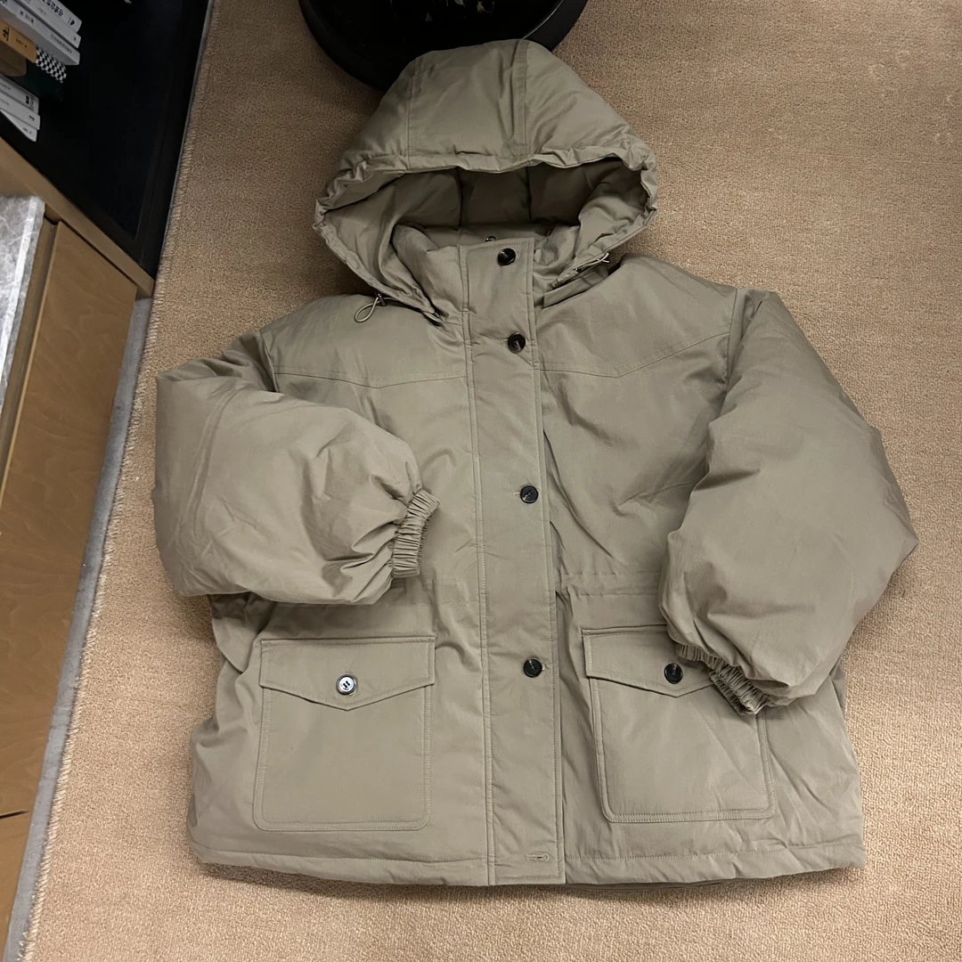 Julia姐姐】“可拆卸90鹅绒”充绒量177g中长款鹅绒冲锋衣