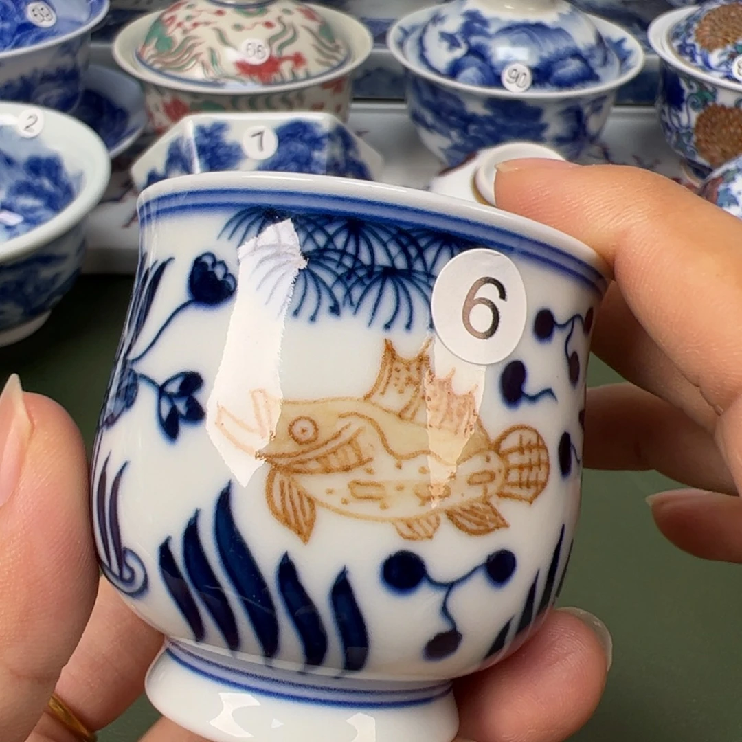 陶瓷景德镇纯手工纯手绘茶具木木6