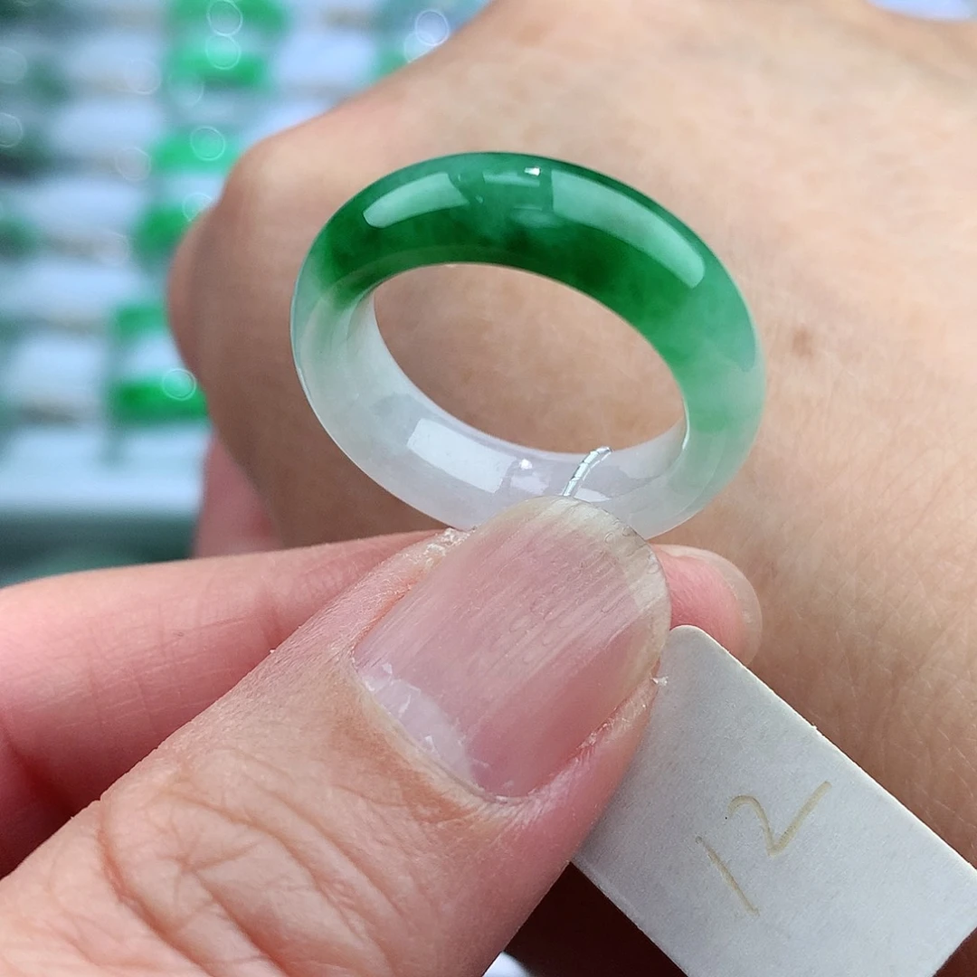 未镶嵌戒指翡翠12号