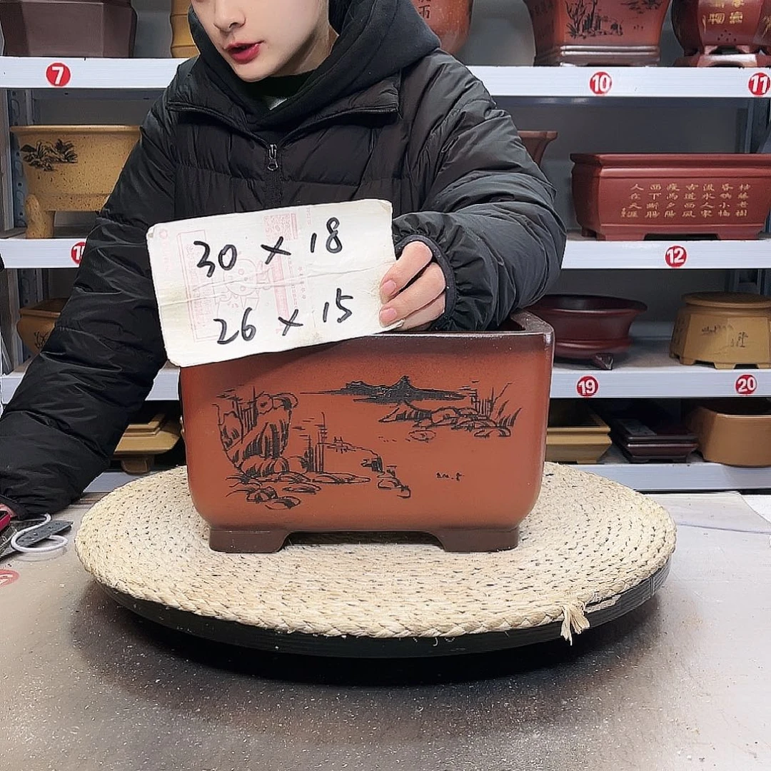 紫砂花盆紫砂花盆