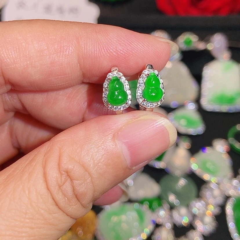 【闪购商品】未镶嵌翡翠耳饰天然翡翠