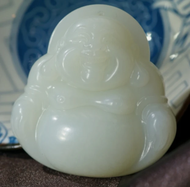 【老板上班了】东堂造物  和田玉佛吊坠 V122913