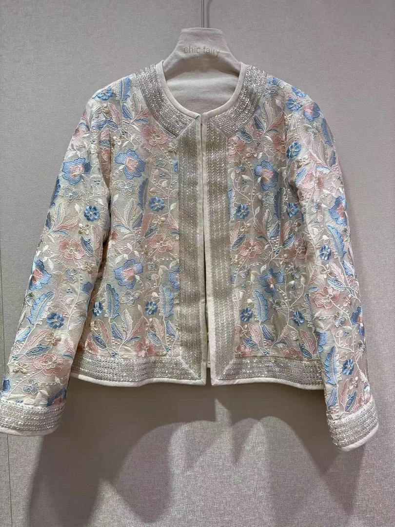 CHIC FAIRY 【秋水芙蓉】早春重工钉珠刺绣外套