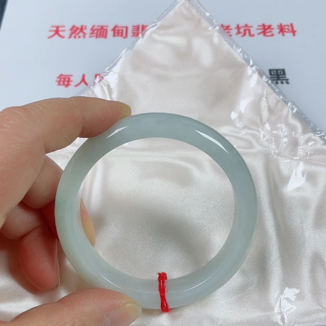 翡翠未镶嵌手镯天然翡翠手镯58