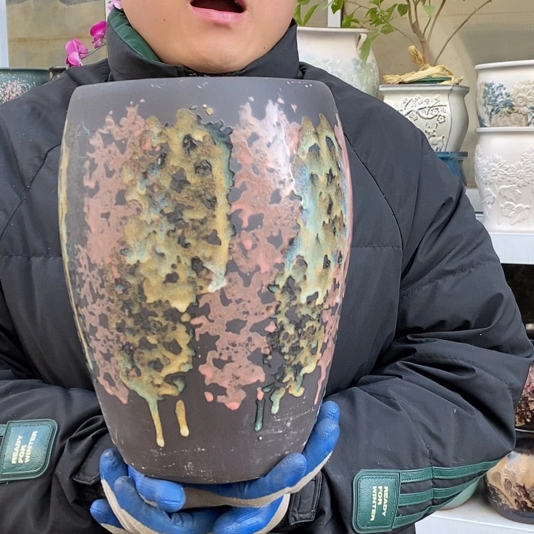 紫砂花盆口17高27福利