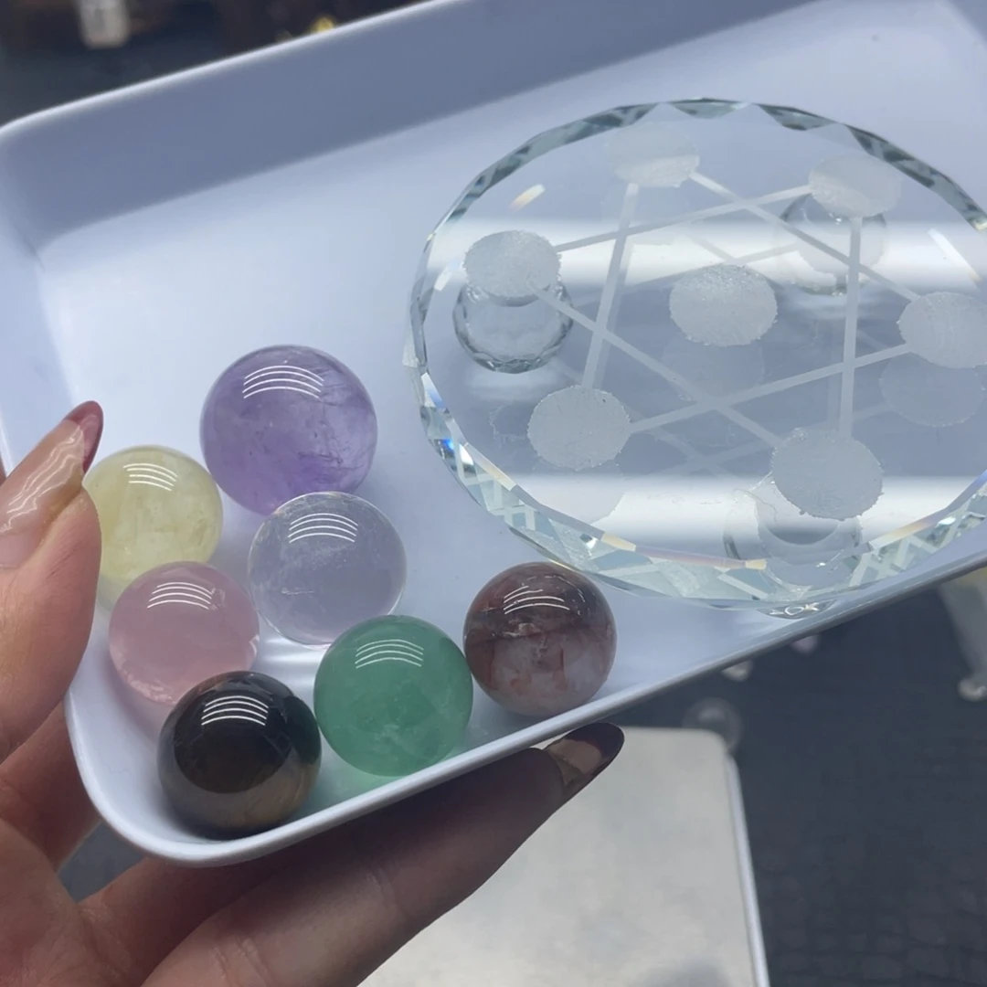 水晶16未镶嵌鱼*韵七星盘