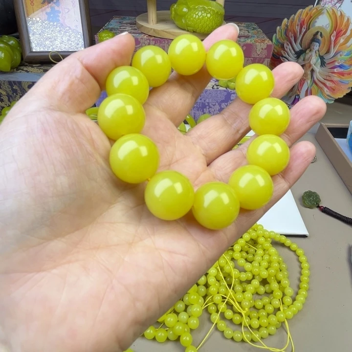 淡***5新疆若羌黄口手串