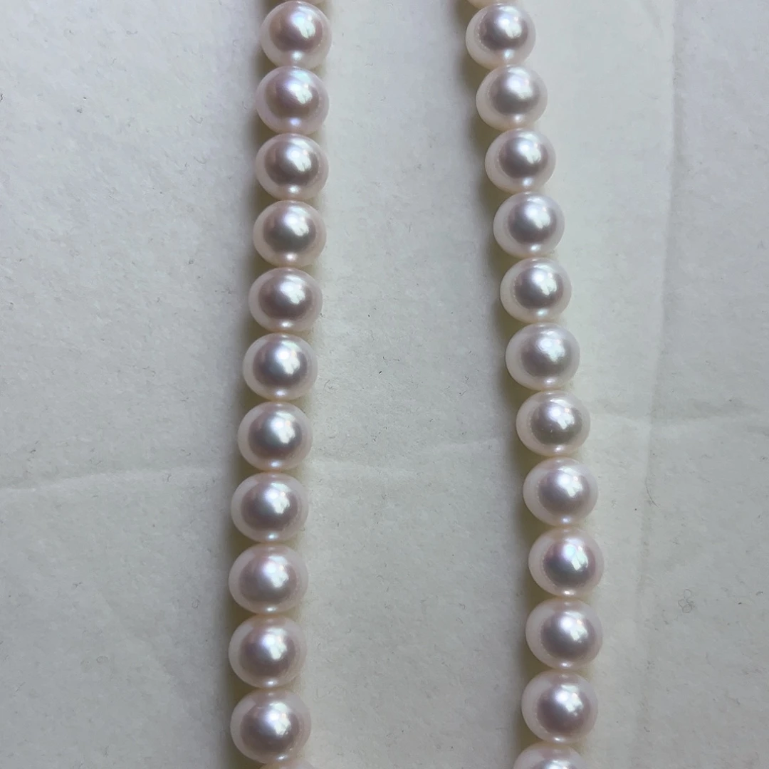 淡水珍珠颈饰银S925镶嵌10-11淡水珍珠