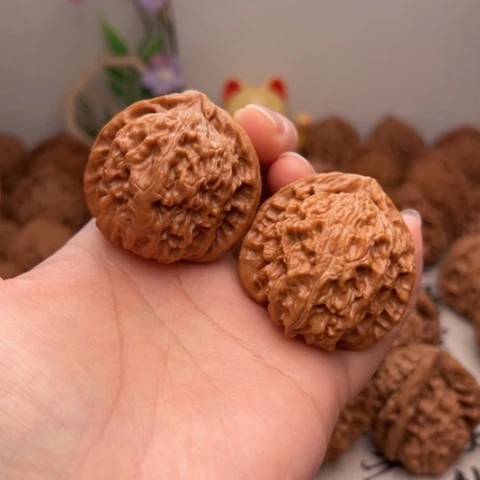 吊坠文玩核桃40全品三角白