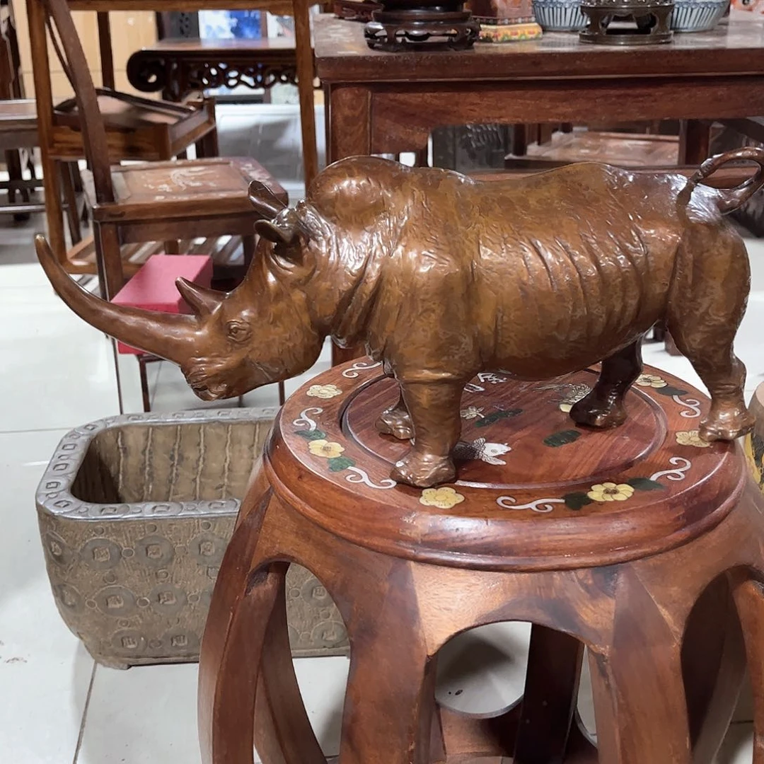 纯铜犀牛摆件超级给力超级福利