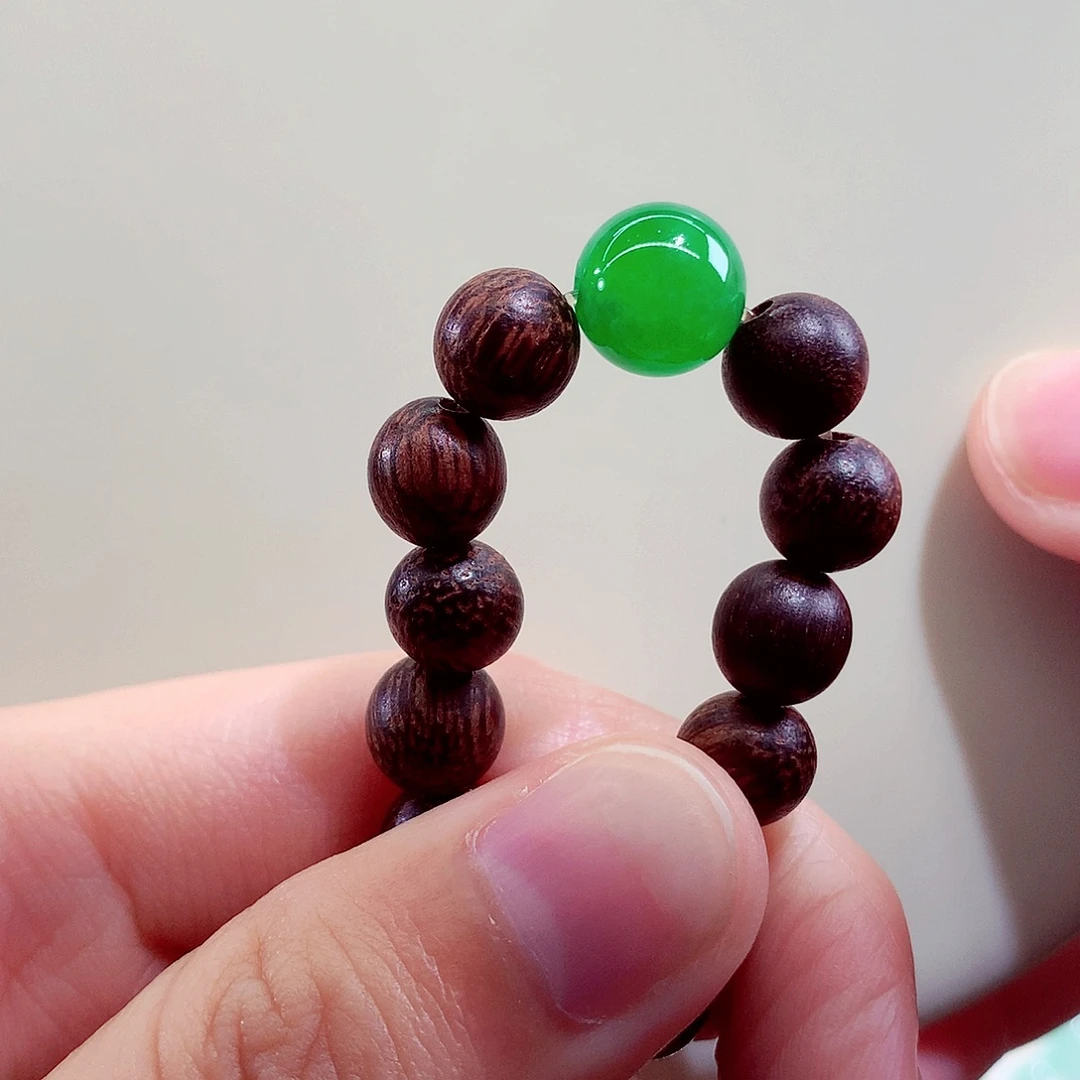 翡翠未镶嵌手链卡9