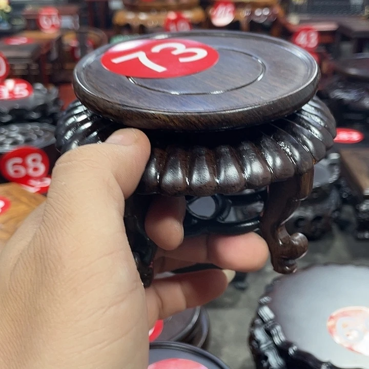 手工艺品琉璃红木底座工艺品