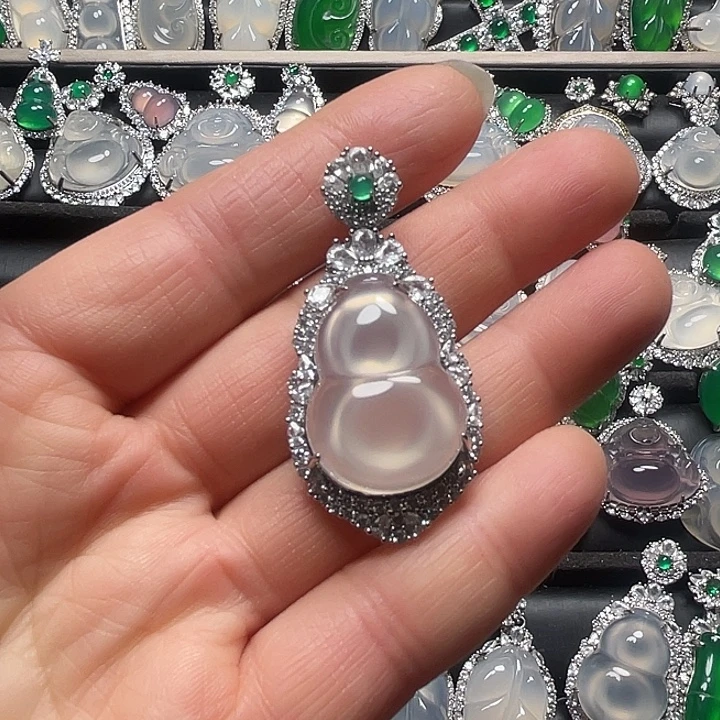 玛瑙/玉髓合金挂件