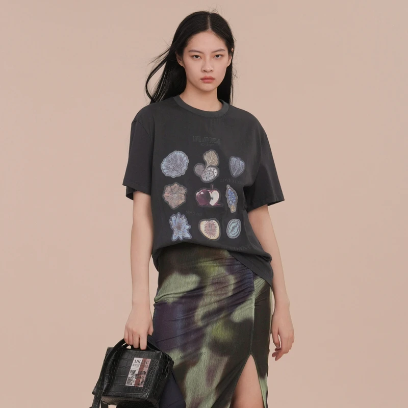 XG雪歌品牌女装2025年新款T恤XK10100