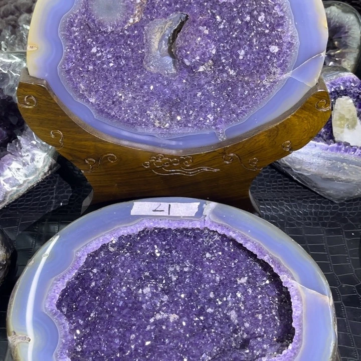 未镶嵌发饰水晶紫晶盆