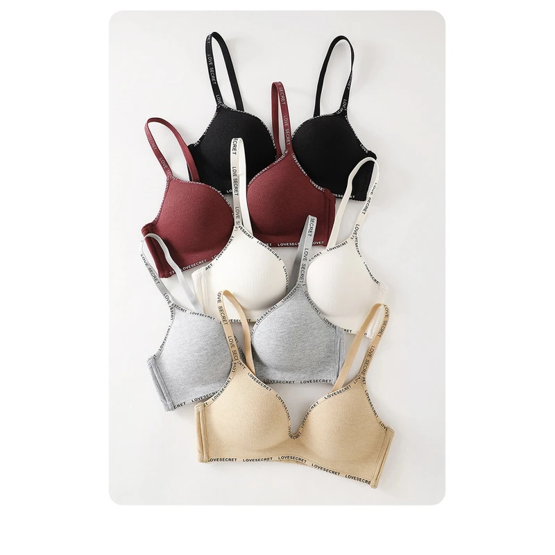 夏季薄款无痕小胸聚拢显大内衣少女收副乳上托舒适无钢圈文胸