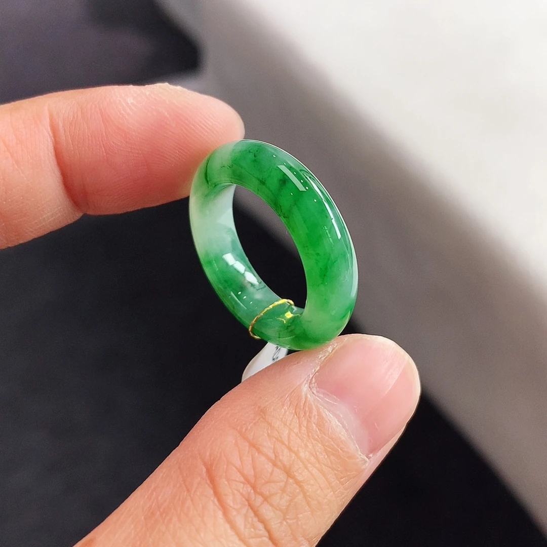 翡翠未镶嵌戒指14号