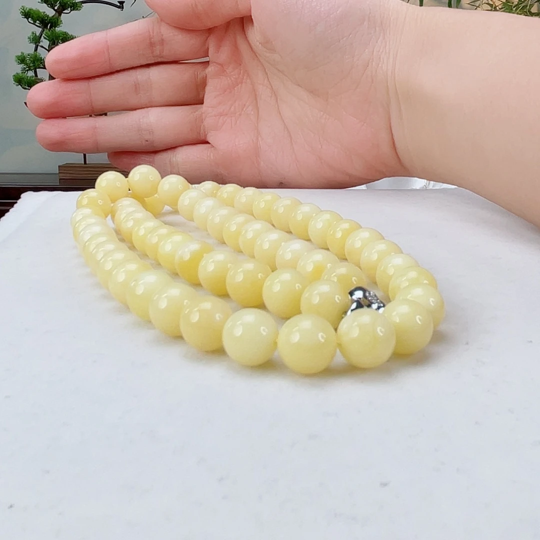 蜜蜡颈饰未镶嵌蜜蜡9.3