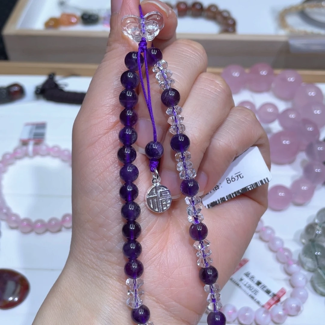 水晶手链未镶嵌手串