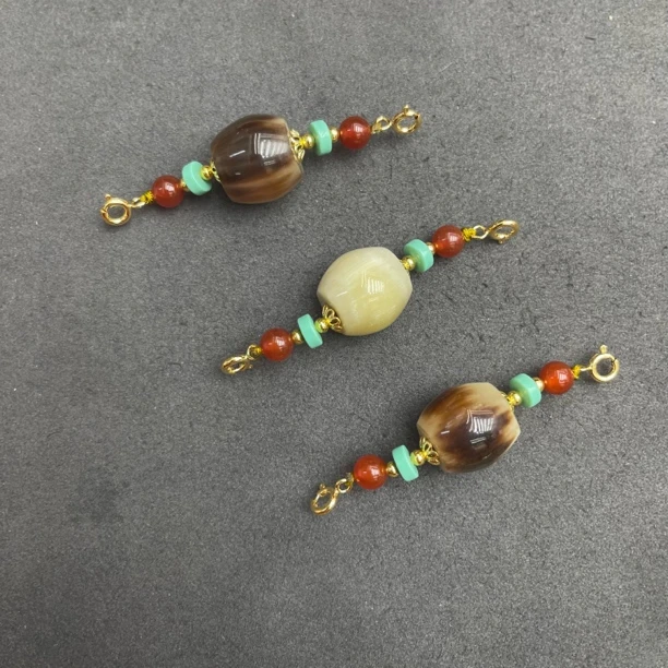 铜合金吊坠 B425-拆拆乐吊坠牛角0054