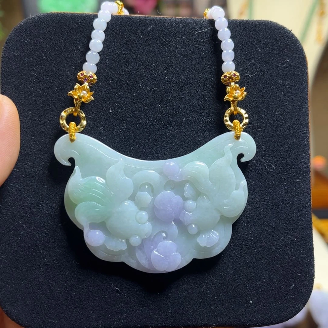 翡翠未镶嵌颈饰天然翡翠