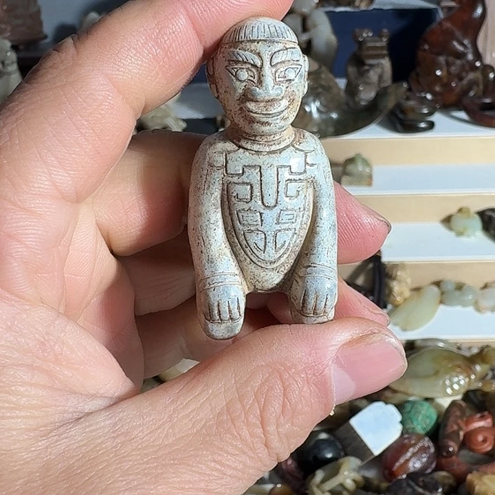 古***杨和田玉（糖玉）未镶嵌挂件