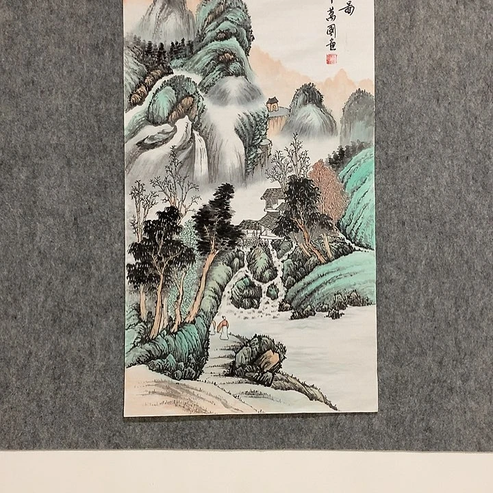 国画书法作品欣赏，我们