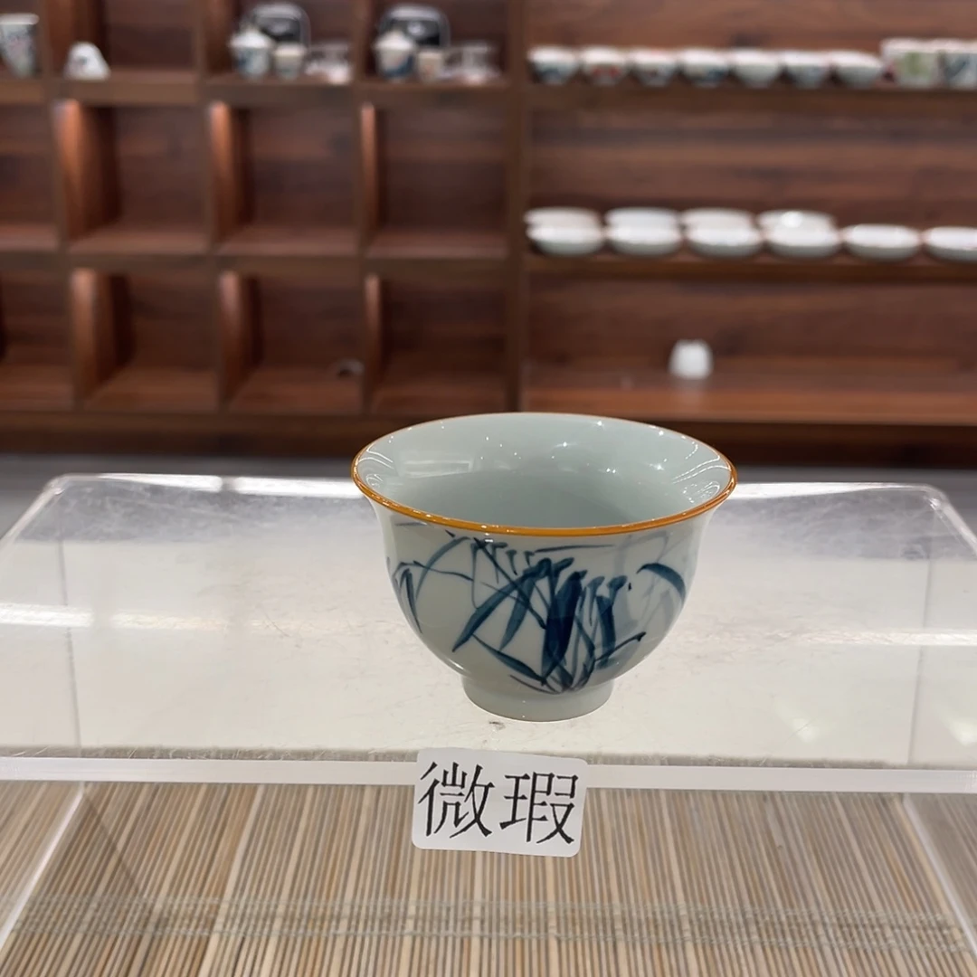 微瑕釉下彩纯手绘