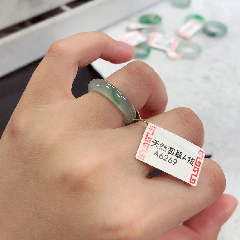 【闪购商品】未镶嵌戒指翡翠11号