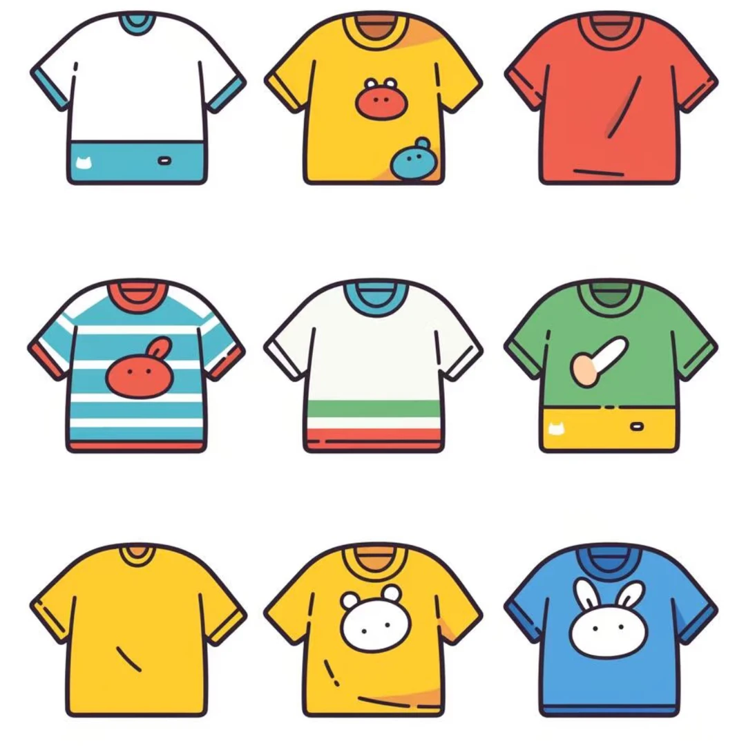 男童短袖t恤新款儿童条纹印花圆领夏装衣服男孩棉质宝宝童装套装