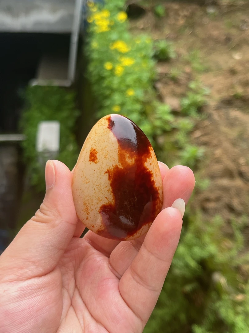 【底价已开价 不议价】56克和田玉红皮手把件图文072