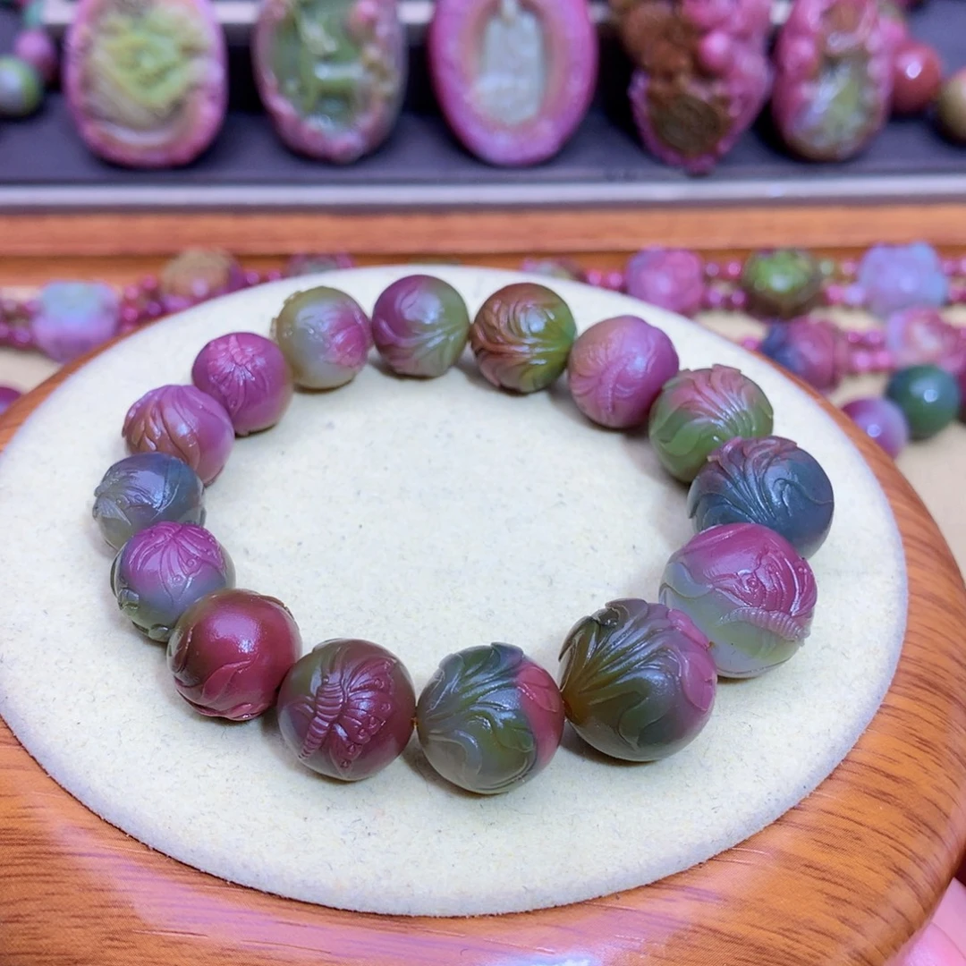 玛瑙未镶嵌手链盐源