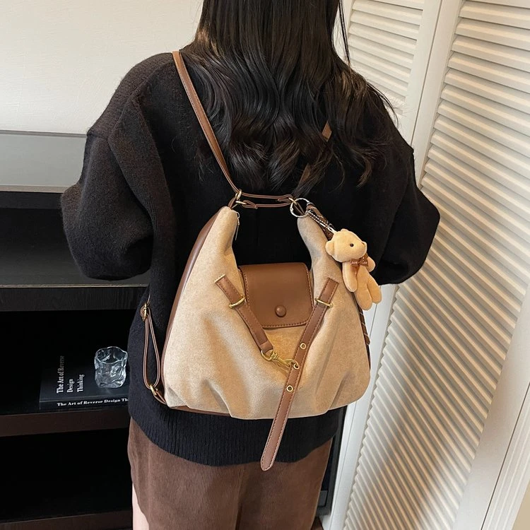 今年流行豹纹2025洋气新款大容量通勤休闲背包单肩托特包包女