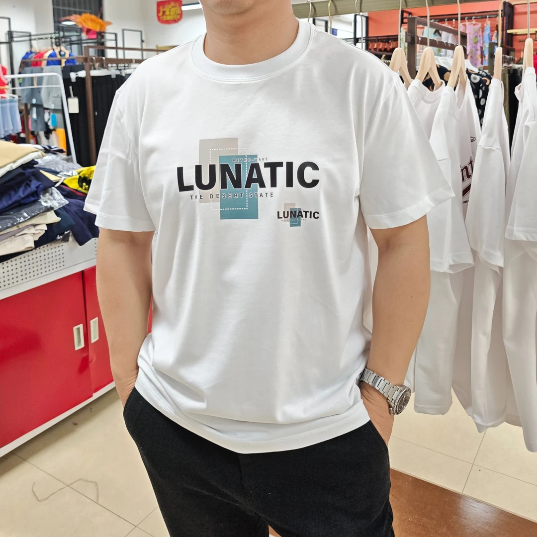 100%棉防水防污LUNATIC凉感短袖潮流T恤男女款
