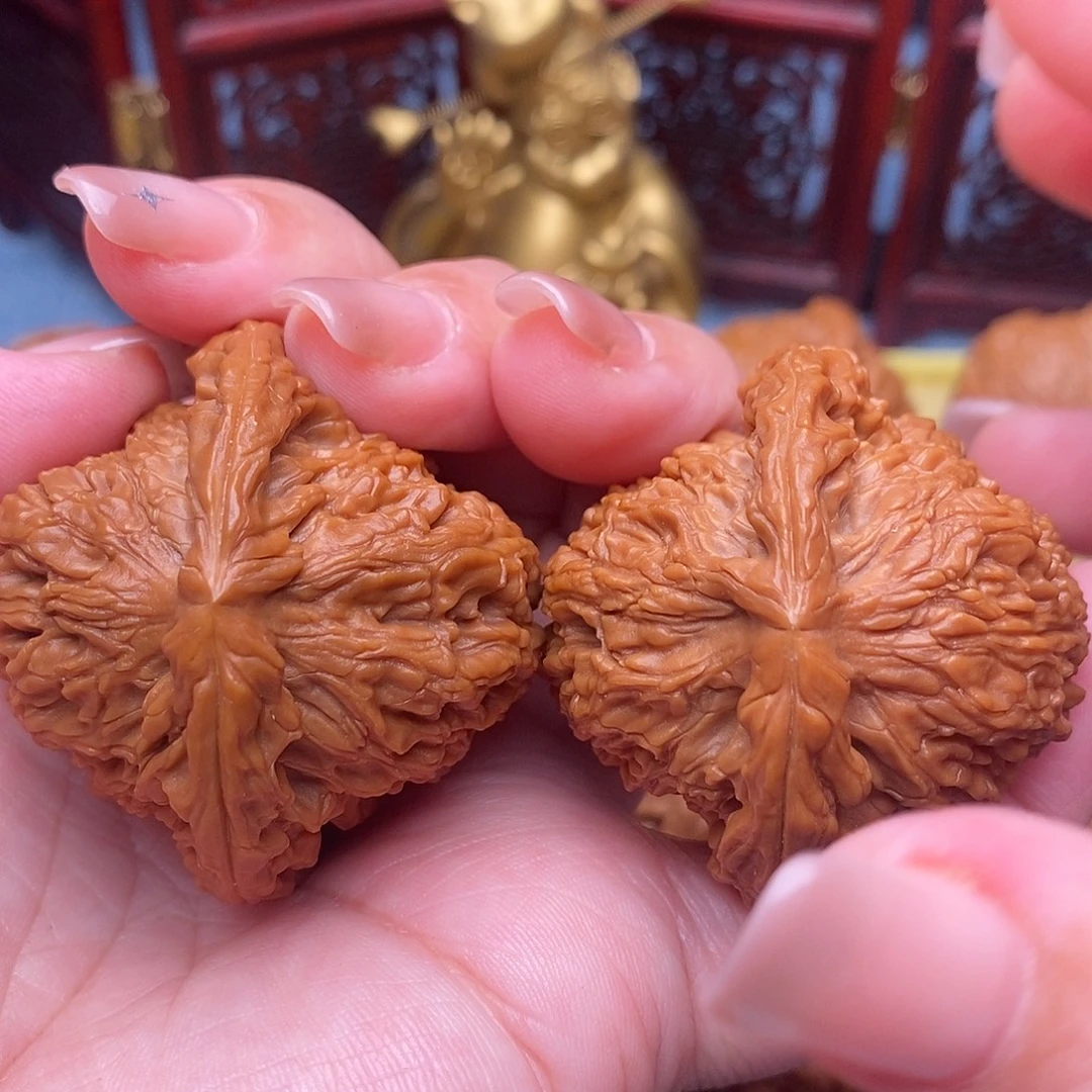 灰***桀文玩核桃把件45全南疆