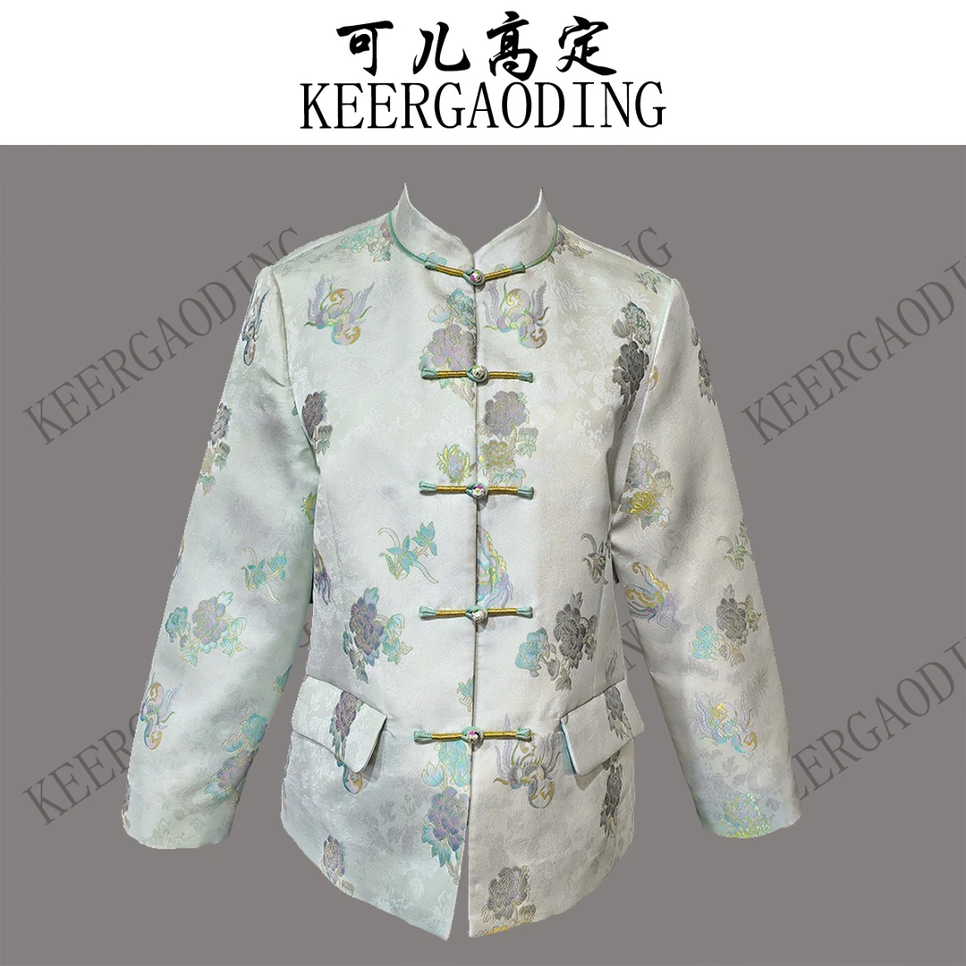 【可儿·高定】非遗宋锦高端新中式国风设计师款桑蚕丝外套3-J5439