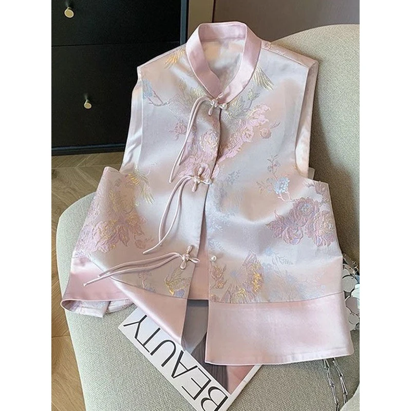 安可拉红国风新中式马小年女士古韵秋冬女装薄款时尚上衣小众小衫